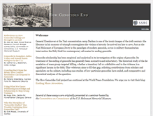 Tablet Screenshot of howgenocidesend.ssrc.org